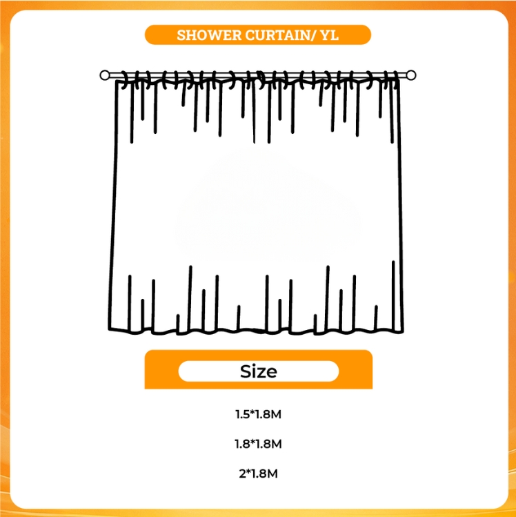 3D shower curtain - Shrek Shop